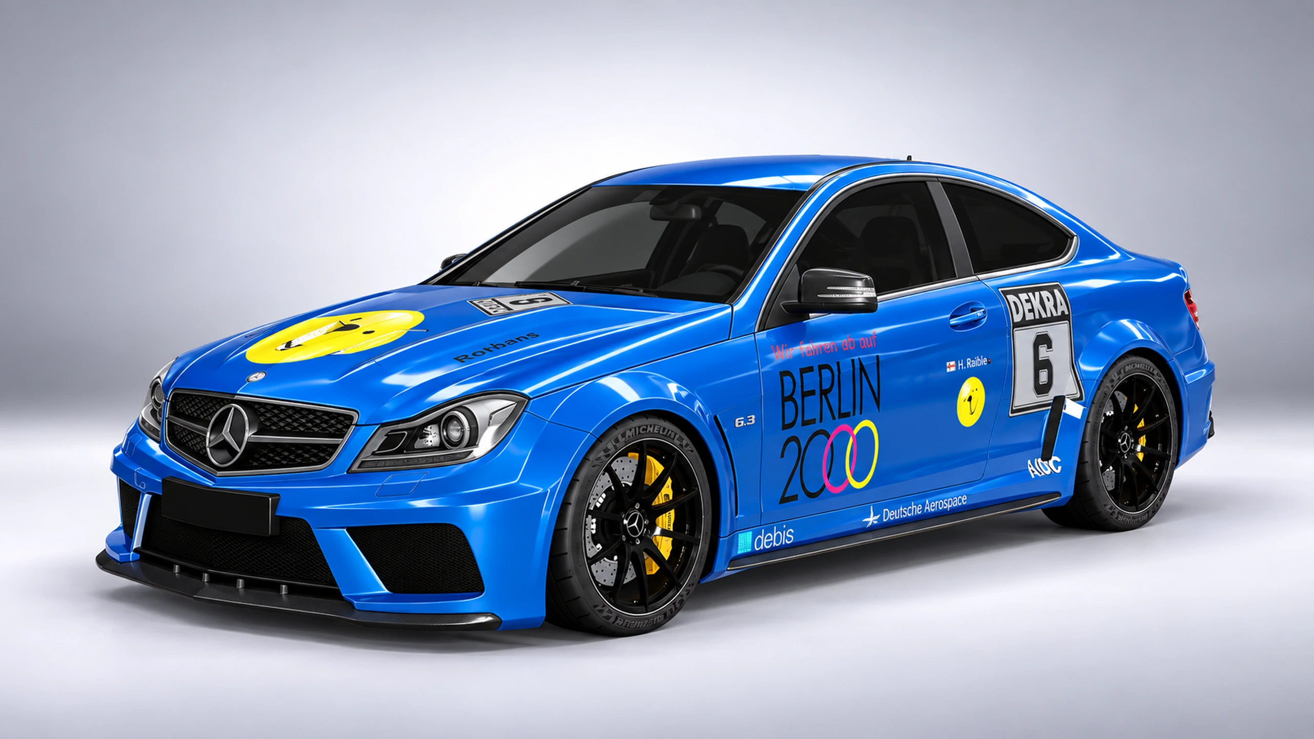 Appuyez pour voir en plein écran Mercedes-Benz C63 AMG Berlin 2000 Livery