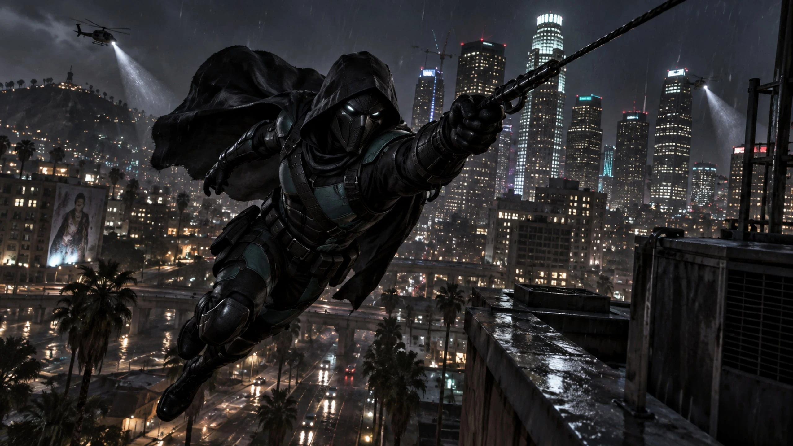 Bấm để xem toàn màn hình Batman — Đu móc và chiến đấu