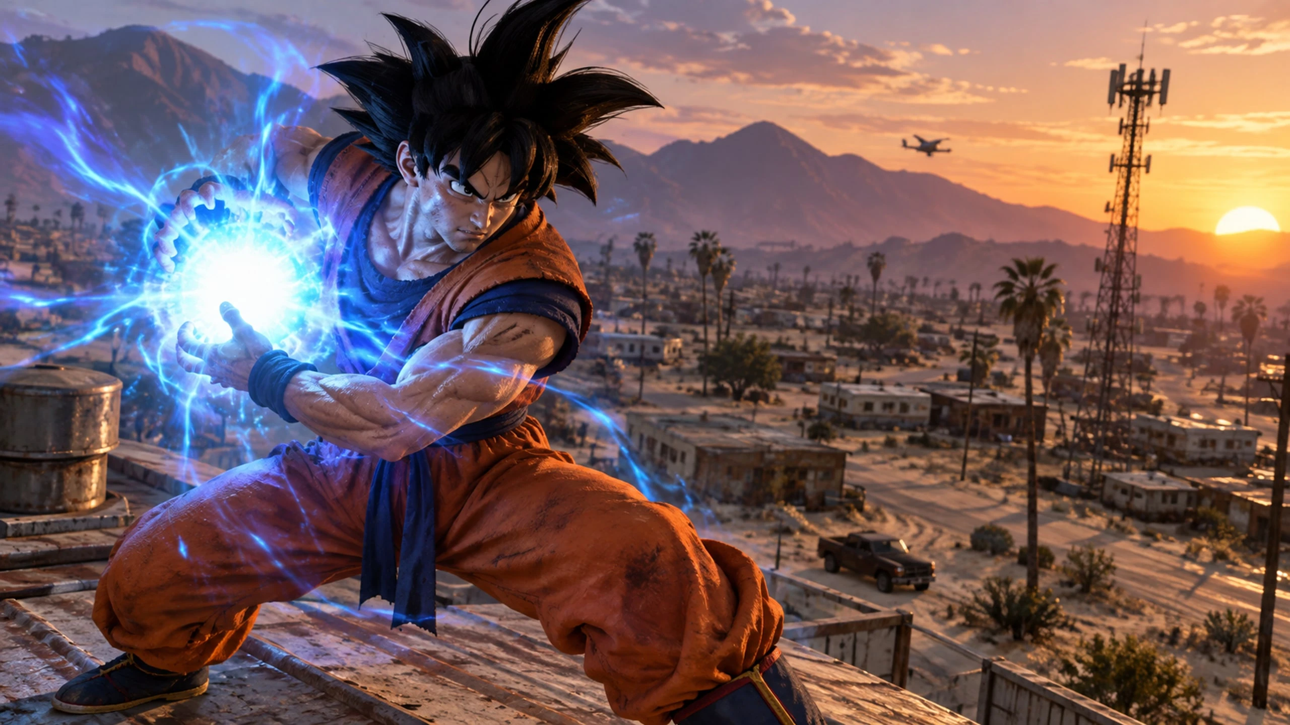 클릭하면 전체 화면으로 보기 Dragon Ball Z — Goku 힘