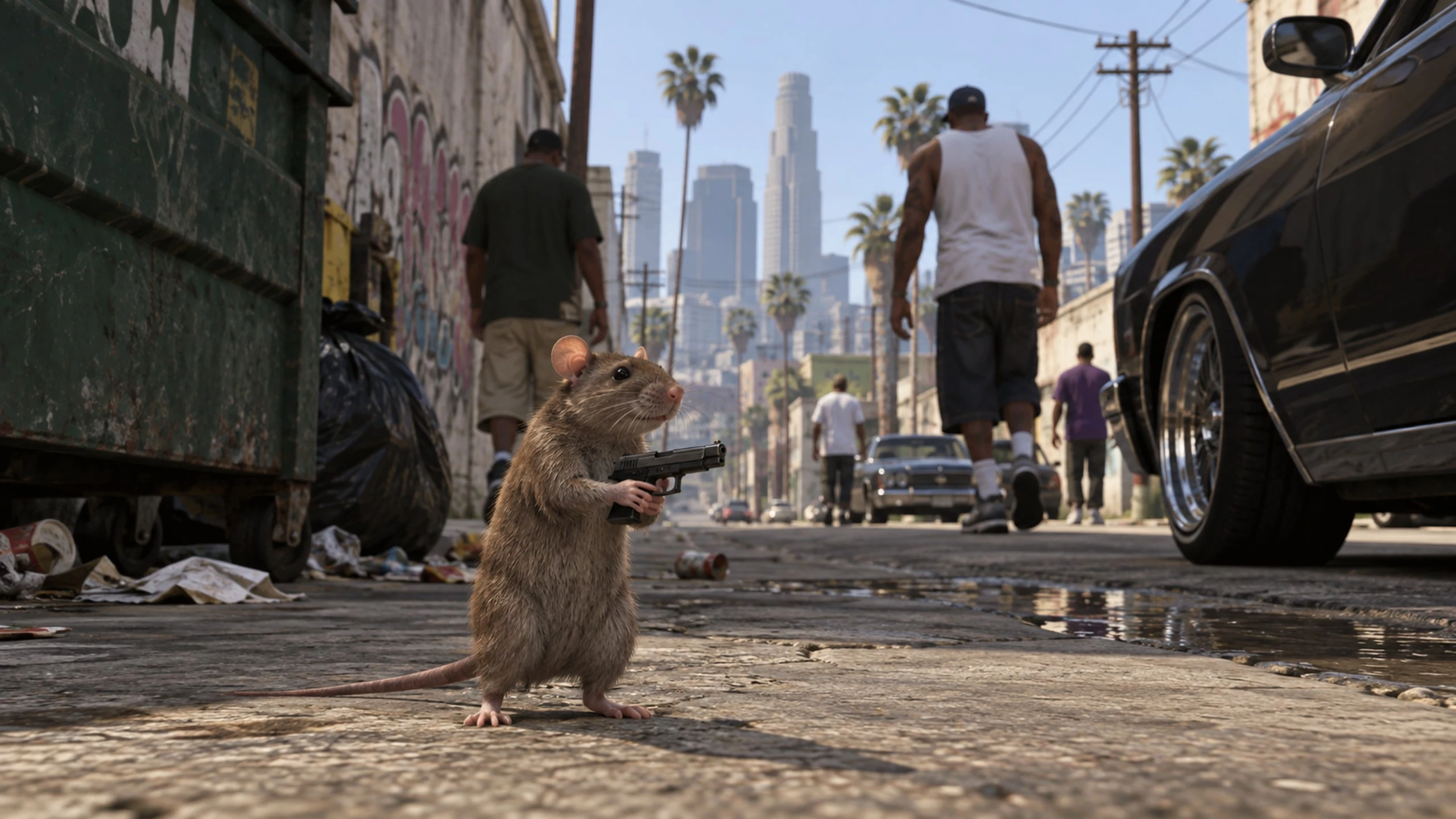 Bấm để xem toàn màn hình Gangsta Rats — Chuột xạ thủ