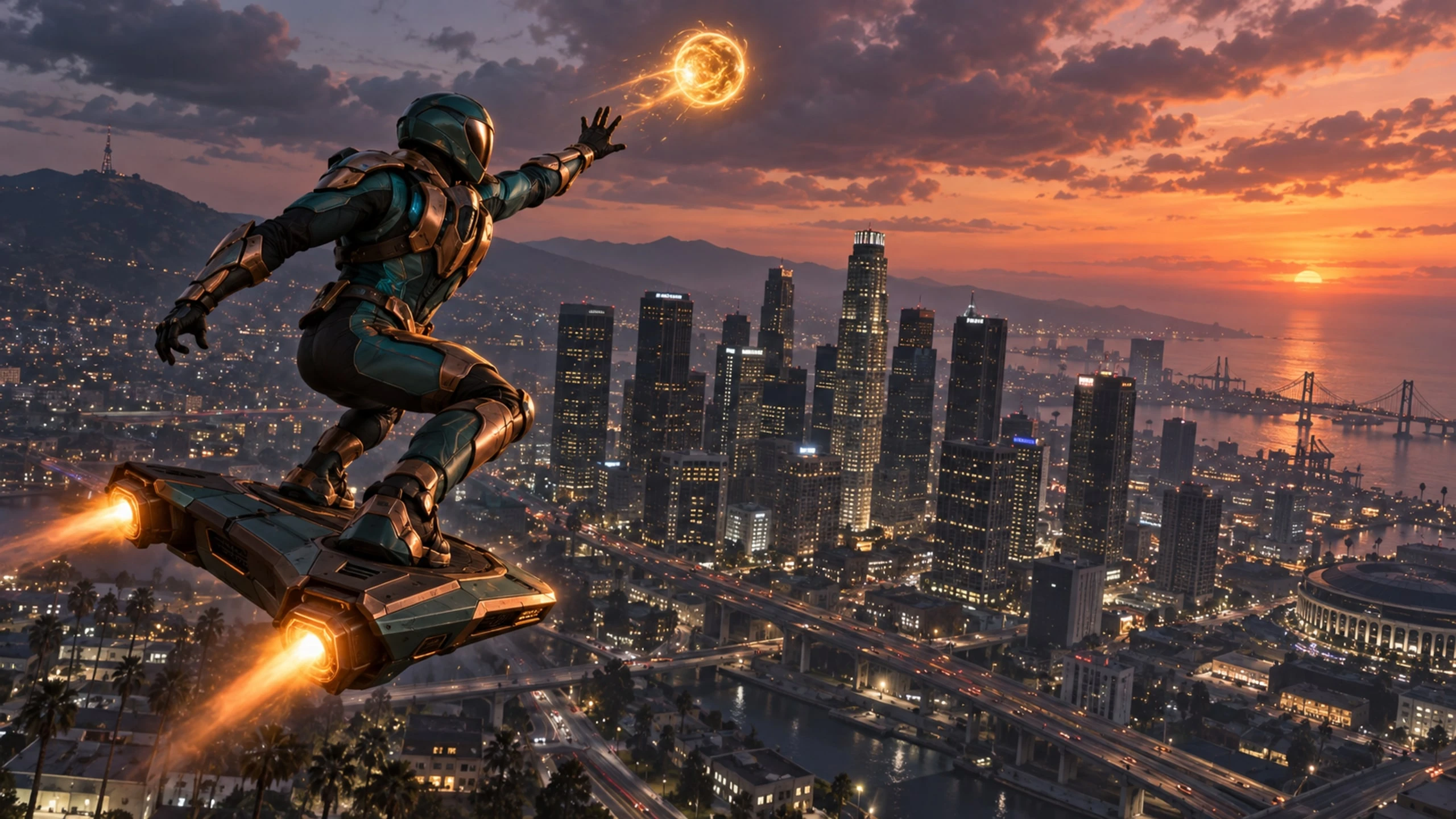 Click to view fullscreen Green Goblin — Fly on a glider