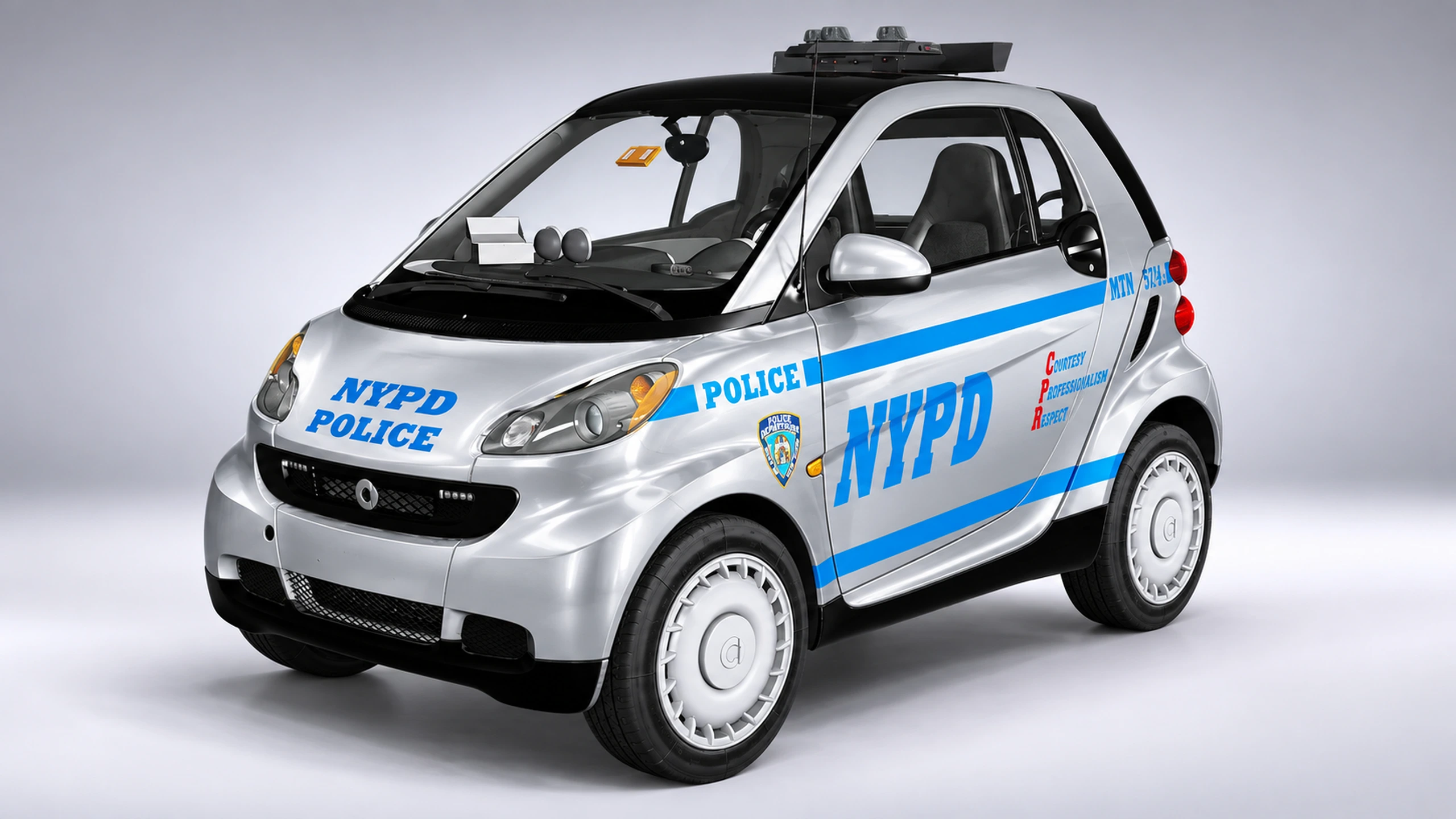 Bấm để xem toàn màn hình Smart Fortwo (NYPD)