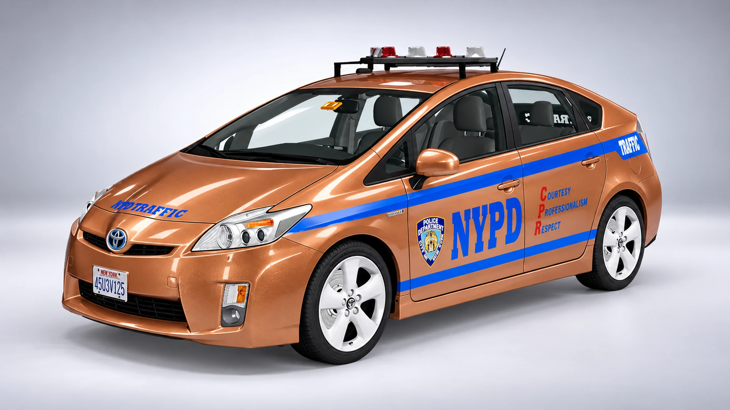 Bấm để xem toàn màn hình Toyota Prius (NYPD Traffic)