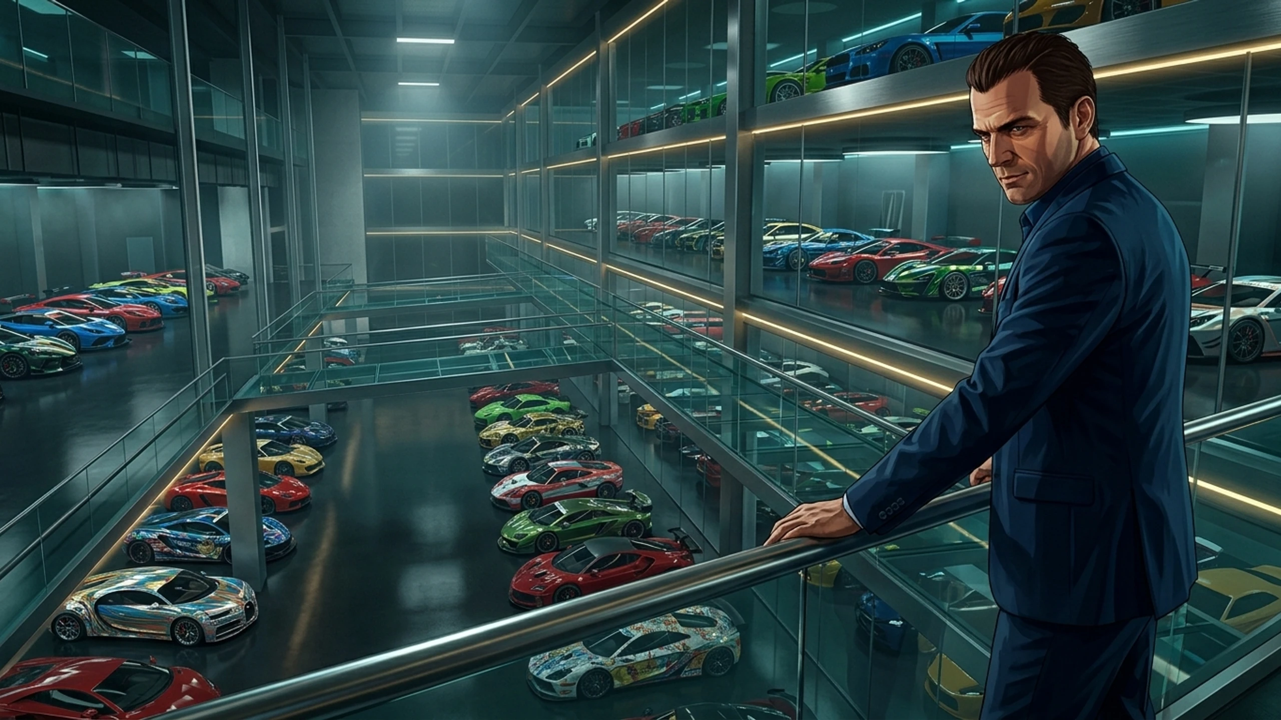 60-Car Garage — Mở garage 60 xe