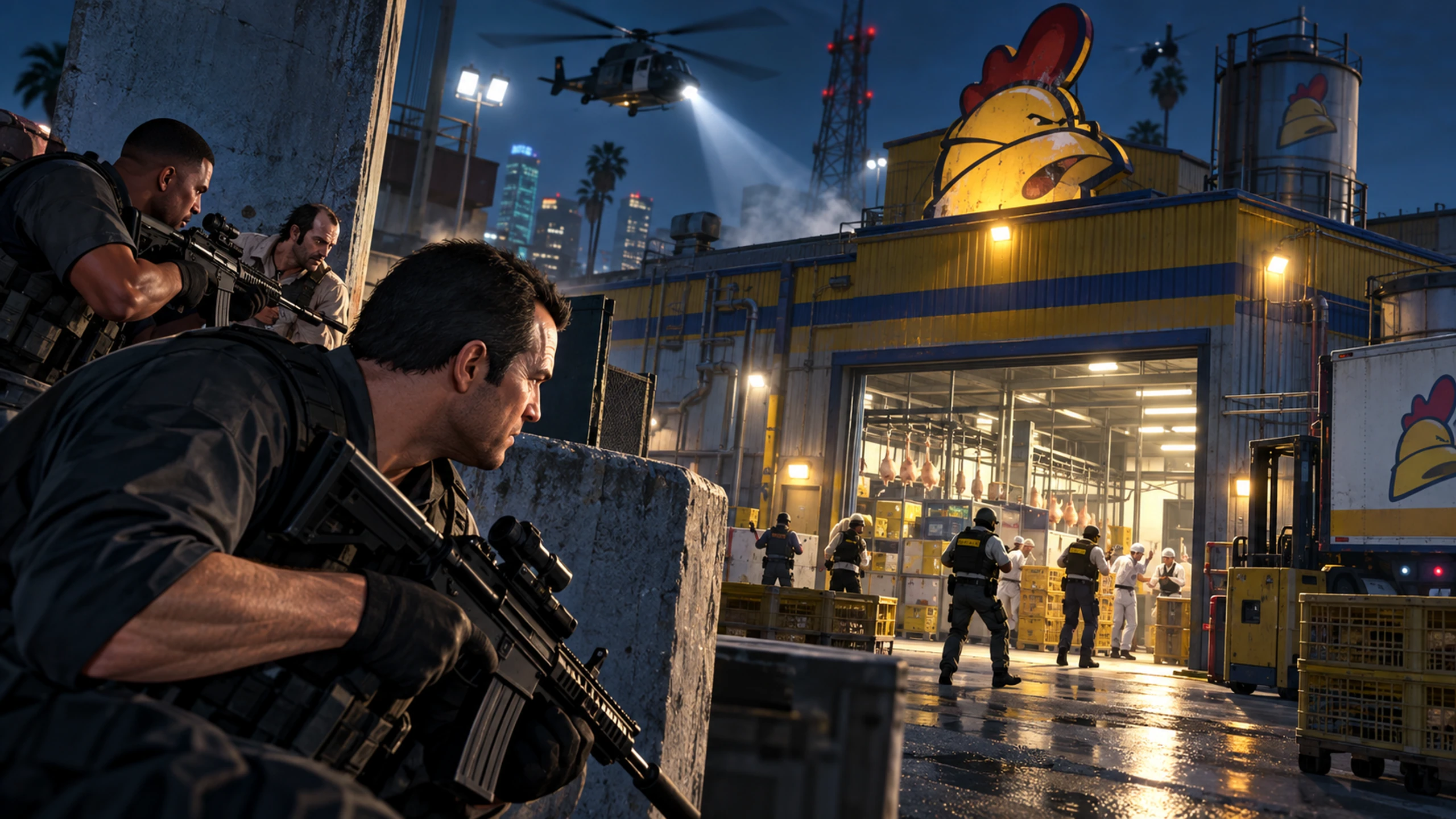 Bấm để xem toàn màn hình Cluckin’ Bell Farm Raid — Đột kích trang trại