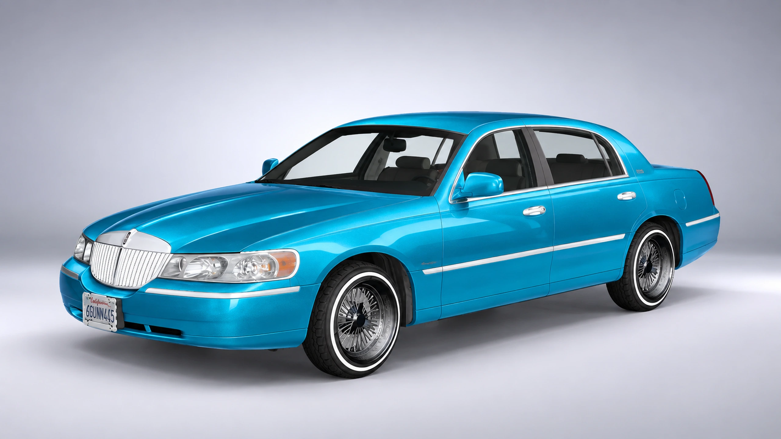 1998 Lincoln Town Car Wire-Wheel Lowrider