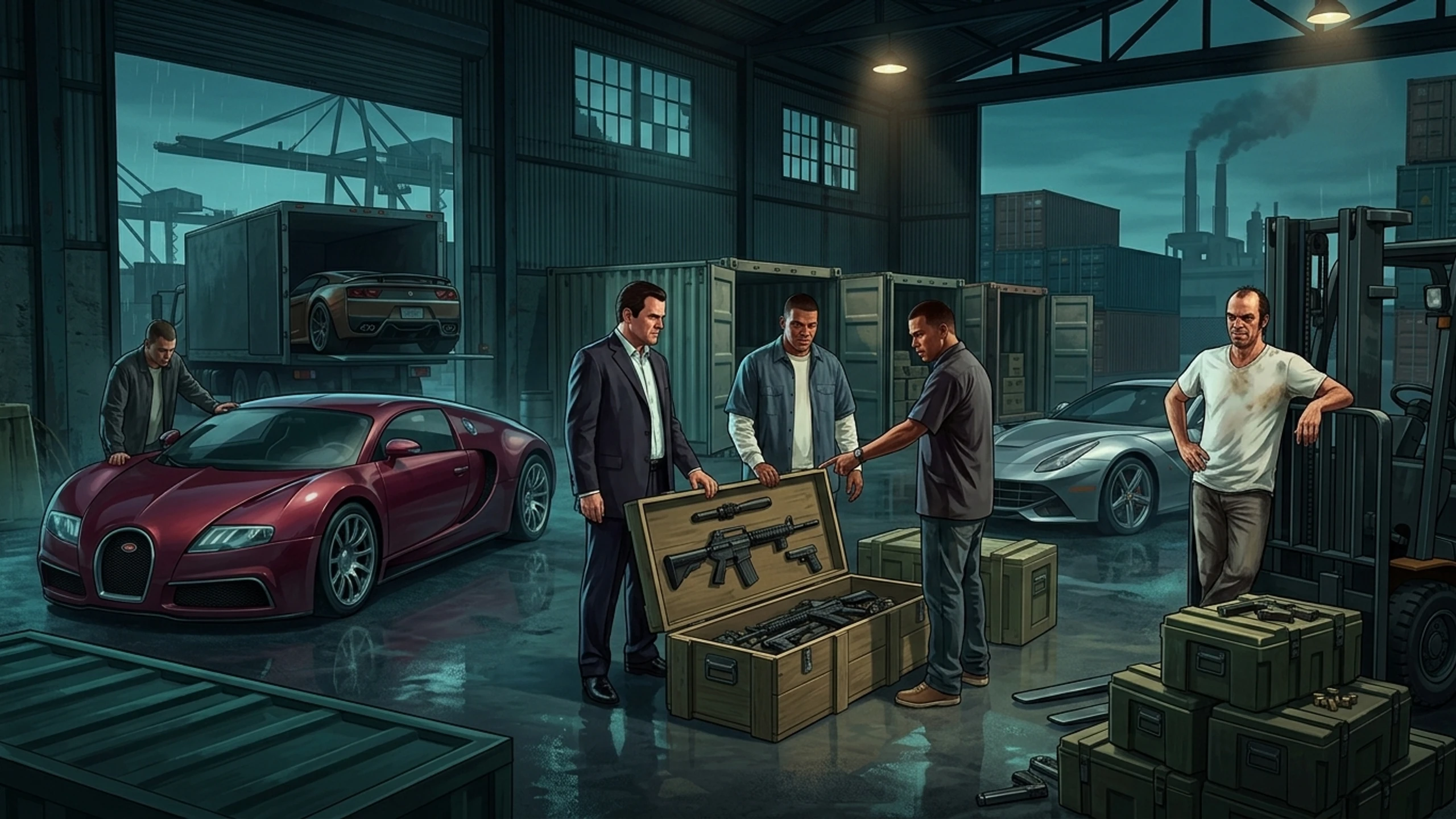 Weapon & Vehicle Trader — 銃や車の売買